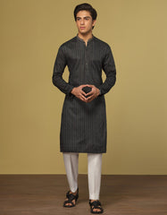 DEEP GREEN COTTON KURTA | JTK-S-41155