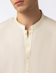 CREAM CASUAL KURTA TROUSERS