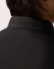 BLACK SEMI-FORMAL KAMEEZ SHALWAR