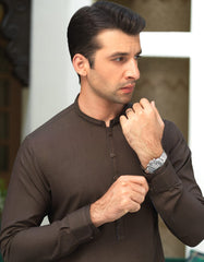 BROWN BLENDED KAMEEZ SHALWAR | JJKS-A-42248