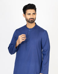 BLUE COTTON KURTA | JJK-S-42310