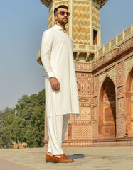 OFF WHITE KAMEEZ SHALWAR | JJKS-42321