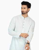 ICE BLUE BLENDED KURTA | JJK-A-42355