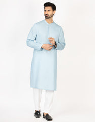 BLUE COTTON KURTA | JJK-A-42365