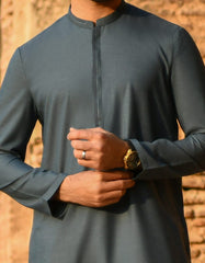 BLUISH GREEN KURTA | JJK-S-42384