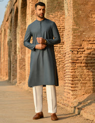 BLUISH GREEN KURTA | JJK-S-42384