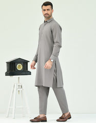 GREY COTTON KURTA PAJAMA| JJKP-A-43128