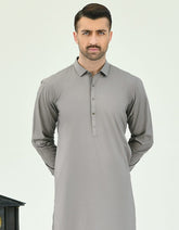 GREY COTTON KURTA PAJAMA| JJKP-A-43128