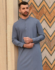 BLUISH GREY KAMEEZ SHALWAR | JJKS-A-44017
