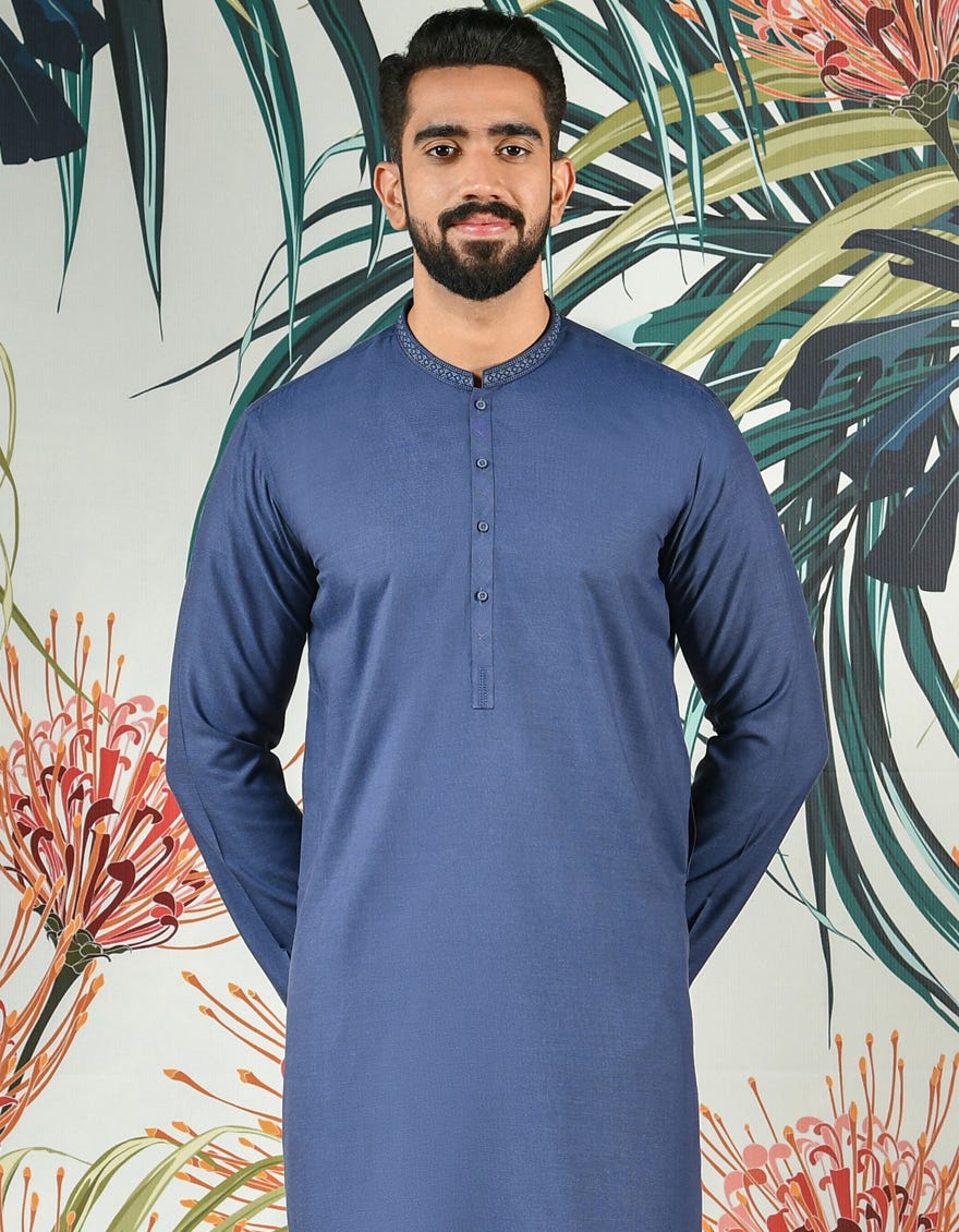 BLUE KURTA | JJK-44077