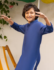 BLUE COTTON KURTA | JCK-A-46552