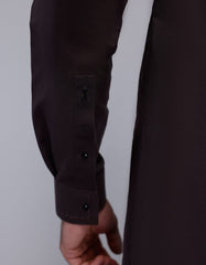 BROWN COTTON KAMEEZ SHALWAR | JJKS-A-46603