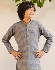 GREY COTTON KURTA | JCK-A-46608