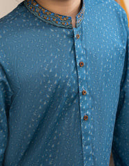 BLUE COTTON KURTA | JCK-A-46610