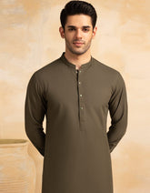 GREEN BLENDED KURTA TROUSER
