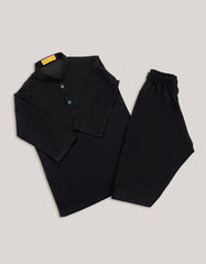BLACK COTTON KAMEEZ SHALWAR