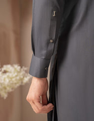 GREY BLENDED SEMI-FORMAL KAMEEZ SHALWAR