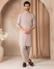 MAUVE BLENDED SEMI-FORMAL KAMEEZ SHALWAR