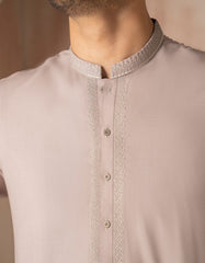 MAUVE BLENDED SEMI-FORMAL KAMEEZ SHALWAR