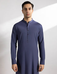 INDIGO BLENDED KAMEEZ SHALWAR