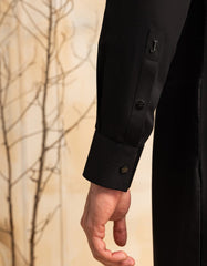 BLACK BLENDED CASUAL KAMEEZ SHALWAR