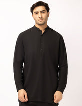 black-casual-short-kurta-trousers-jjshkpa47711