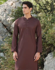 BROWN BLENDED KAMEEZ SHALWAR | JJKS-A-50019