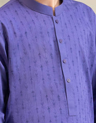 INK BLUE COTTON KURTA | JCK-A-50021