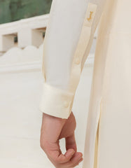 CREAM COTTON KURTA TROUSER