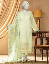 FEROZI LAWN EMBROIDERED UNSTITCHED 3PC | JLAWN-S-25-824