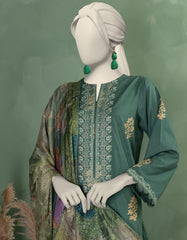 GREEN LAWN EMBROIDERED UNSTITCHED 3PC