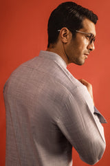 BERLIN - ASH GREY COTTON KURTA TROUSER
