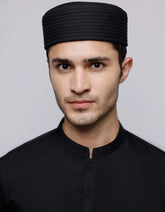 BLACK BLENDED MEN CAP | JJ-CAP-0026-R22