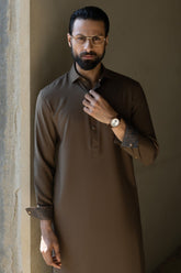 GOTHENBURG - OLIVE EXCLUSIVE KAMEEZ SHALWAR