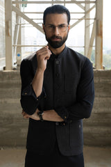 YALGOO - BLACK EXCLUSIVE KAMEEZ SHALWAR