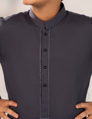 GREY BLENDED KAMEEZ SHALWAR