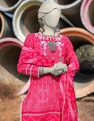 PINK LAWN EMBROIDERED 2PC STITCHED | JLAWN-S-JDS-25-1004