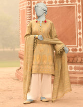 GREEN LAWN PRINTED UNSTITCHED 2PC | JLAWN-S-JDS-25-1052