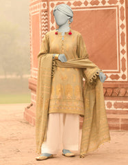 GREEN LAWN PRINTED UNSTITCHED 2PC | JLAWN-S-JDS-25-1052