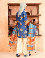 MULTICOLOR LAWN PRINTED UNSTITCHED 2PC