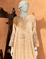 GREY PAPER COTTON EMBROIDERED KURTI