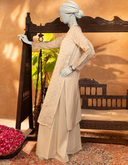 GREY PAPER COTTON EMBROIDERED KURTI