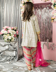 MULTICOLOR LAWN PRINTED 3PC STITCHED