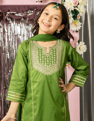 GREEN LAWN EMBROIDERED 3PC STITCHED