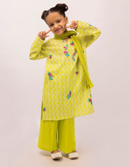 GREEN LAWN EMBROIDERED STITCHED 3PC
