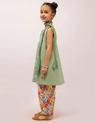 GREEN LAWN EMBROIDERED STITCHED 3PC
