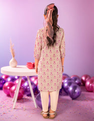 BEIGE LAWN PRINTED KURTI
