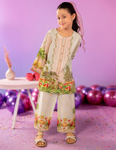 GREEN LAWN DIGITAL PRINTED 2PC STITCHED