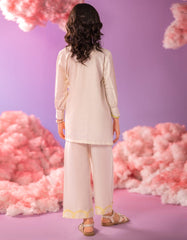 OFF WHITE DOBBY SCHIFFLI 2PC STITCHED