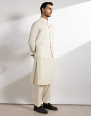 CREAM SUITING WAISTCOAT